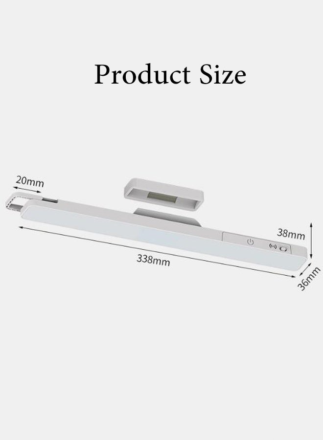 Motion Sensor LED Light Bar, Magnetic Rechargeable LED,  Wireless Motion Sensor Light with Adjustable Brightness, USB Rechargeable 3 Color Temperature Under Cabinet Lighting for Desk, Home Office, Under Shelf - Image 2
